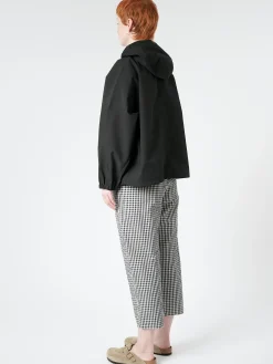 Danton - 3 Layer Cloth Hooded Jacket in Black