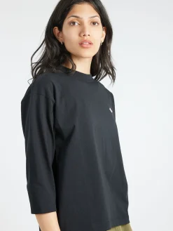 Danton - 3/4 Sleeve T-Shirt in Black