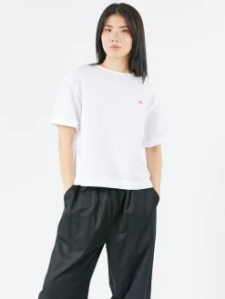 Danton - Cotton Linen Slub Pullover Shirt in White