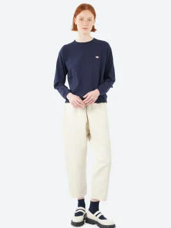 Danton - Cotton Linen Twill Easy Pants in Ecru