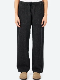 Danton - Denim Easy Pants in Black