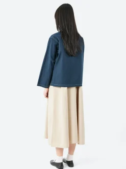 Danton - Horse Cloth Shirt Coveralls in Dark Navy