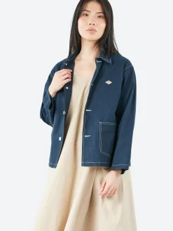 Danton - Horse Cloth Shirt Coveralls in Dark Navy