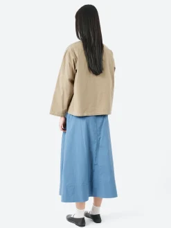 Danton - Horse Cloth Shirt Coveralls in Greige