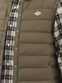 Danton - Inner Down Crewneck Vest in Olive