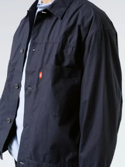 Danton - Men's Cotton Weather Short Jacket in Navy