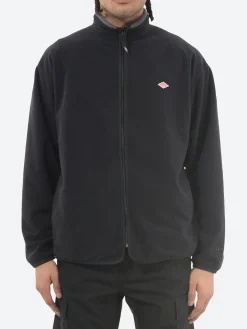 Danton - Polartec Fleece Stand Zip Jacket in Black