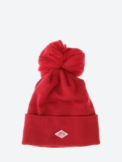 Danton - Pom Knit Cap in Red