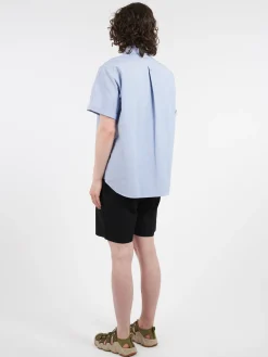 Danton - Round Collar Shirt in Blue