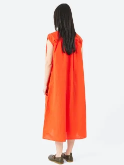 Danton - Sleeveless Dress in Poppy Red