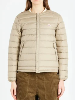 Danton - Women's Inner Down Crewneck Jacket in Sand Beige