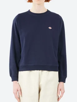 Danton - Women's Long Sleeve Sweat T-Shirt in Navy