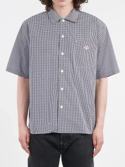 Danton - Work Shirt in Black Gingham