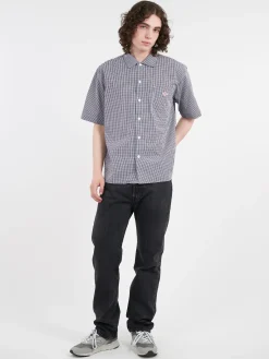 Danton - Work Shirt in Black Gingham