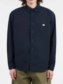Danton - Work Shirt in Dark Navy