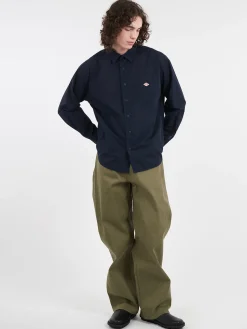 Danton - Work Shirt in Dark Navy