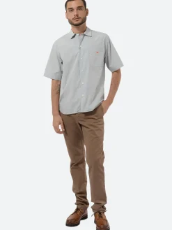Danton - Work Shirt in Sax Blue