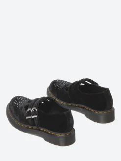 Dr. Martens - 8065 Mary Jane Shoes in Black Velvet
