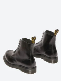 Dr. Martens - 1460 Pascal Steel Toe Boots in Black Analine