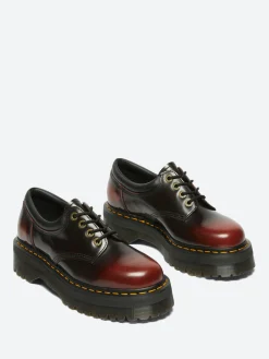 Dr. Martens - 8053 Quad Platform Shoes in Cherry Red Arcadia