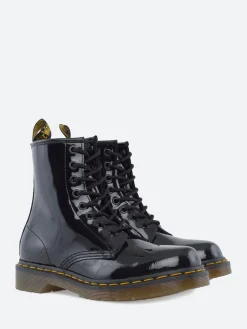 Dr. Martens - 1460 W Lace Up Boots in Black Patent