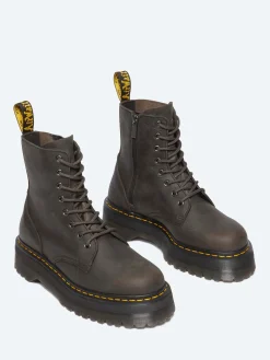 Dr. Martens - Jadon Platform Boots in Charcoal Grey
