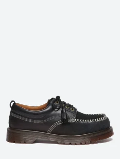 Dr. Martens - Lowell Moc Toe Shoes in Black Mixed