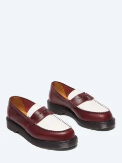 Dr. Martens - Penton in Burgundy and White