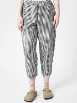 Easy Pants in Black/White Gingham