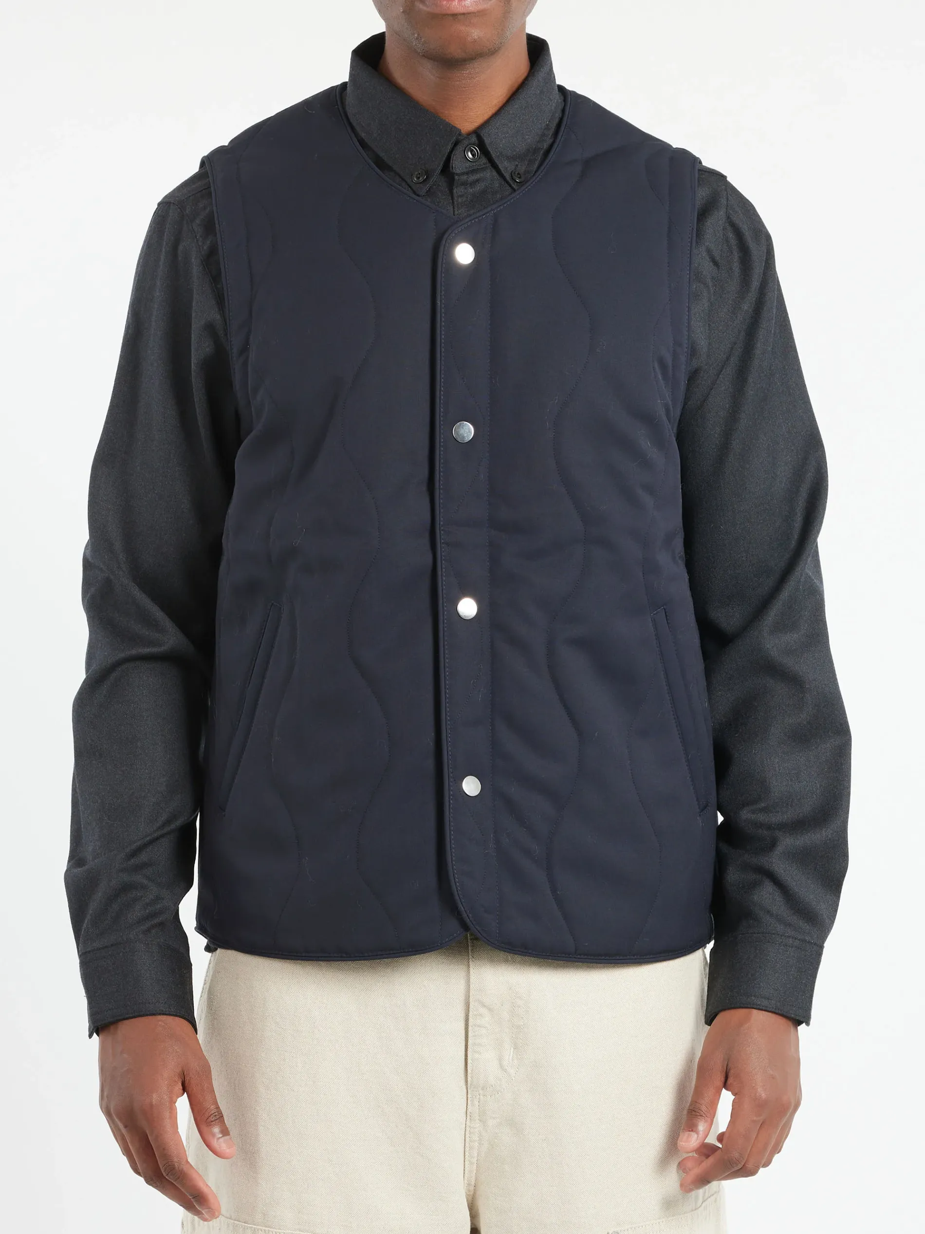 Ecologyst - Quilted Vest in Navy