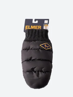 Elmer - Puff Mittens in Black