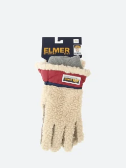 Elmer - Teddy Glove in Beige/Wine