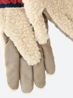 Elmer - Teddy Glove in Beige/Wine