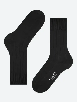 Falke - Lhasa Rib Casual Crew Sock in Black