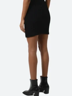 Filippa K - Cotton Rib Knit Skirt in Black
