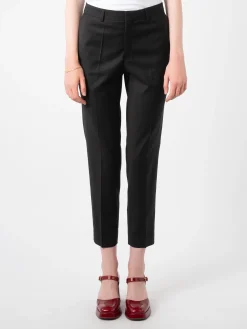 Filippa K - Emma Cropped Cool Wool Trouser in Black
