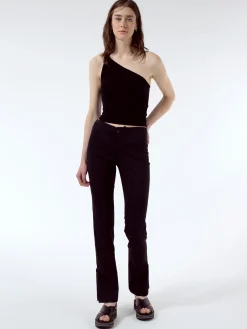 Filippa K - Slim Zip Trousers in Black