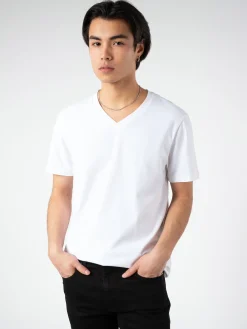 Filippa K - Stretch V-Neck Tee in White