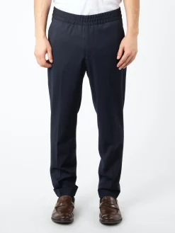 Filippa K - Terry Cropped Trouser in Navy