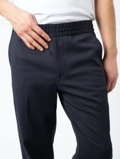 Filippa K - Terry Cropped Trouser in Navy