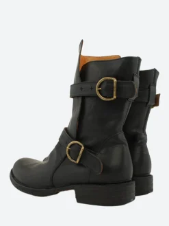 Fiorentini + Baker - 713 Eternity Buckled Boot in Nero Cusna