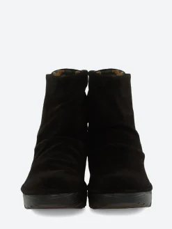 FLY London - Yama in Black Oil Suede