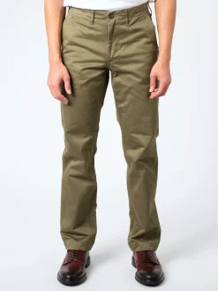 F.O.B. FACTORY - Narrow US Trousers in Olive