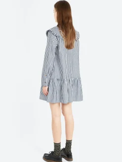 GANNI - Mini Shirt Dress in Black