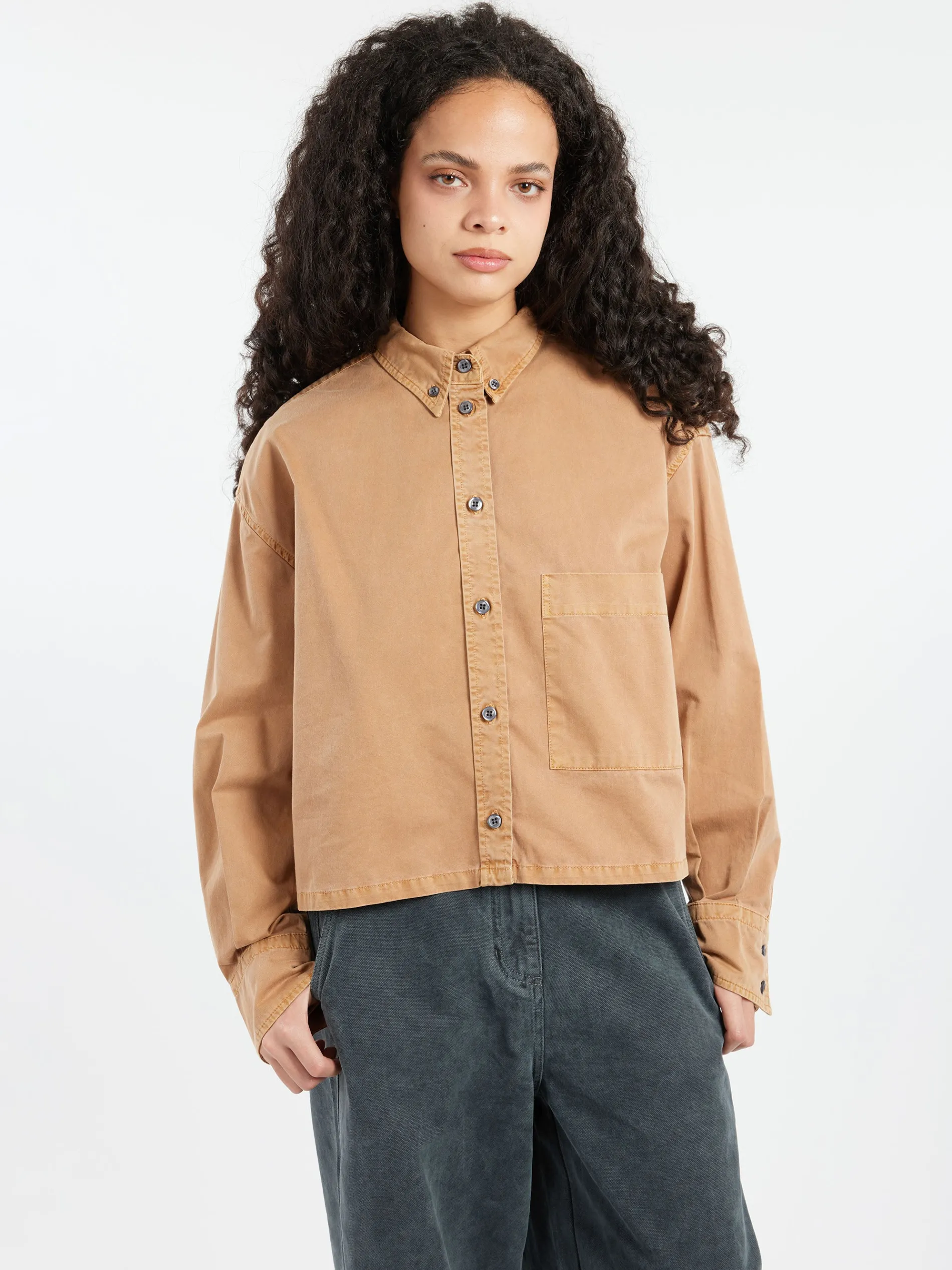 Girls of Dust - Cubic Shirt in Almond