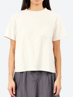 Girls Of Dust - Pocket T Cotton Melange in Raffia