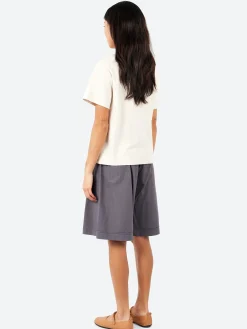 Girls Of Dust - Pocket T Cotton Melange in Raffia