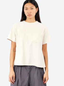 Girls Of Dust - Pocket T Cotton Melange in Raffia