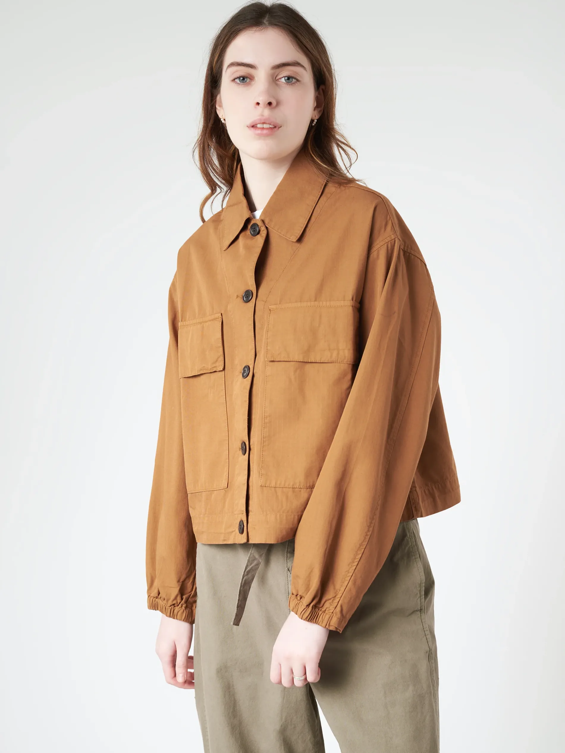 Girls of Dust - Worker Ripstop Jacket in Caramel