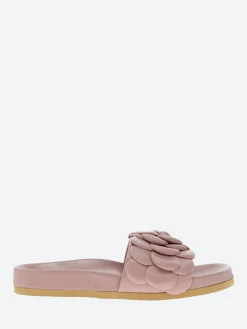 gravitypope - Anata Slide Sandals in Rosa Nappa